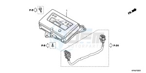 TRX420FPEC drawing METER