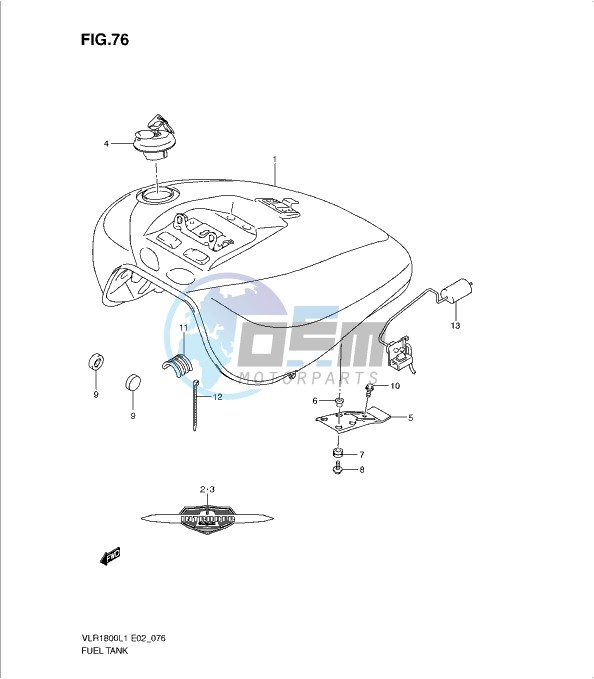 FUEL TANK (VLR1800TL1 E19)