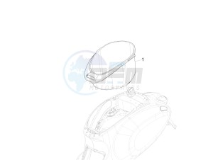 PRIMAVERA 50 4T-3V NOABS E4 (EMEA) drawing Helmet housing - Undersaddle