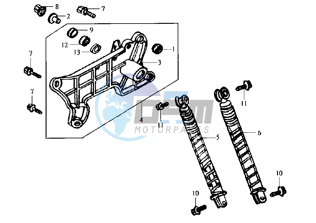 REAR SHOCK ABSORBER