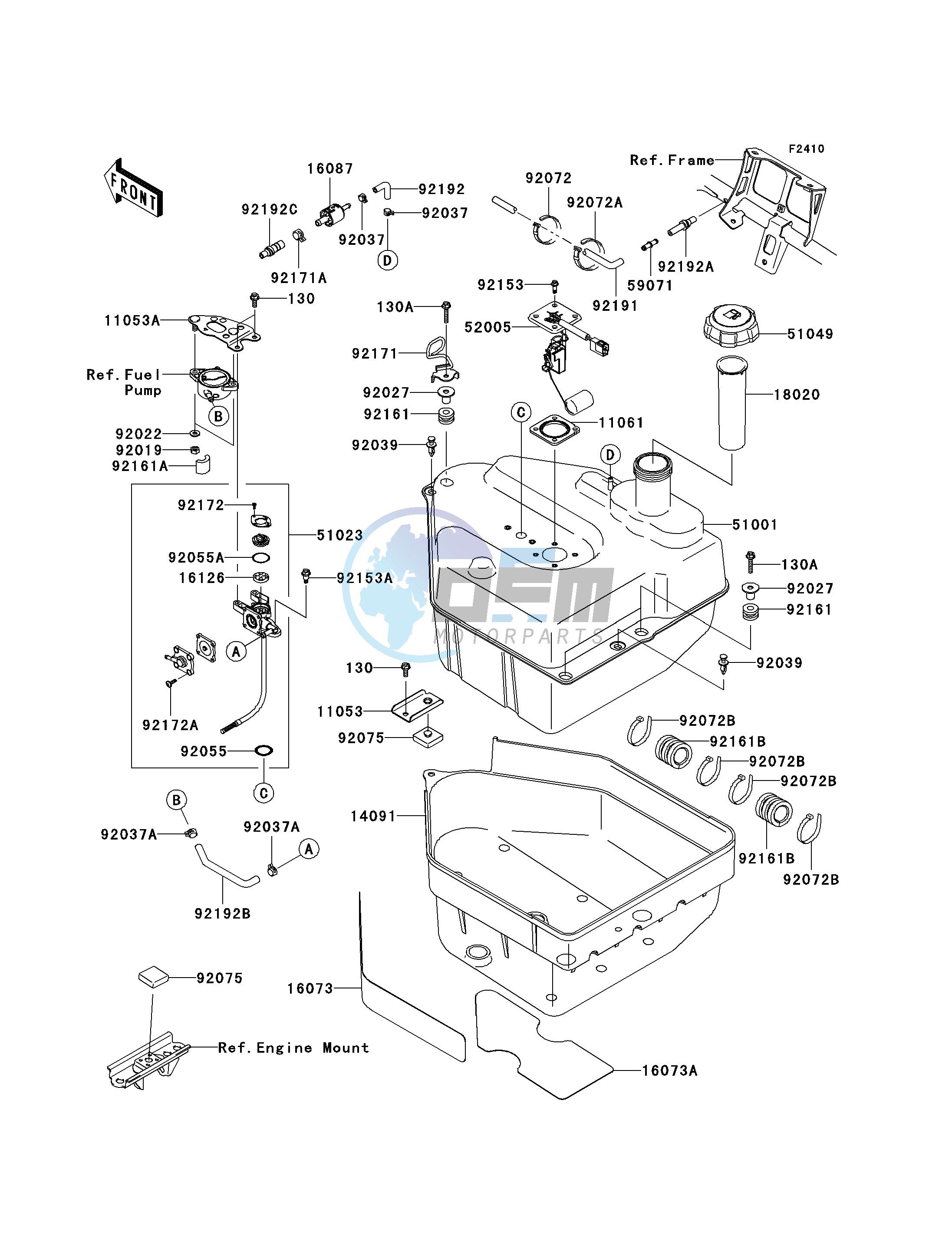 FUEL TANK -- F6F- -