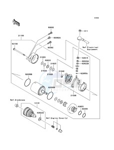 JET SKI STX-12F JT1200D6F FR drawing Starter Motor