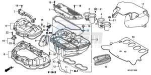 CBR1000RR9 France - (F / MK) drawing AIR CLEANER