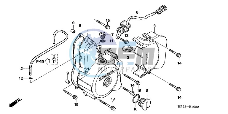 LEFT CRANKCASE COVER