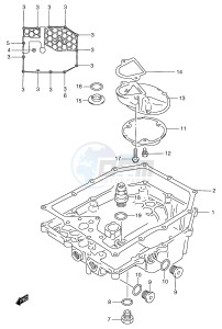 GSF1200 (E2) Bandit drawing OIL PAN