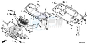 TRX500FM2H Europe Direct - (ED) drawing CARRIER