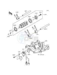 NINJA_ZX-6R ZX636EDF FR GB XX (EU ME A(FRICA) drawing Gear Change Drum/Shift Fork(s)