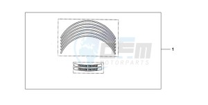 CBR1000RR9 UK - (E / MME) drawing KIT WHEEL STICKER