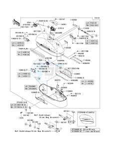 VN 1700 A [VULCAN 1700 VOYAGER] (9FA) A9FA drawing SADDLEBAGS -- SIDE BAG- -