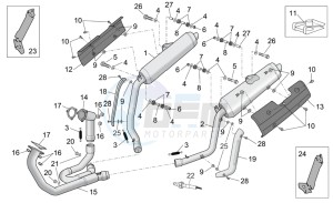 ETV 1000 Capo Nord - Rally Capo Nord drawing Exhaust pipe