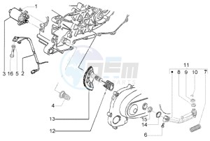 Liberty 50 2t RST ptt (AU-D) Austria - Germany drawing Starting motor-starter lever