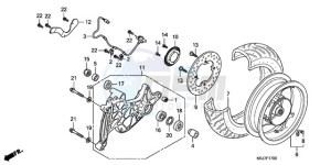 FES1509 Europe Direct - (ED / 2ED) drawing REAR WHEEL