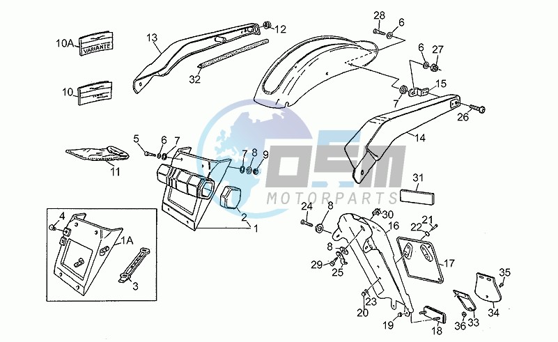 Number plate holder