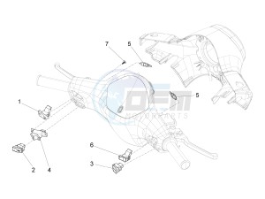 LX 150 4T 3V ie E3 Vietnam drawing Selectors - Switches - Buttons