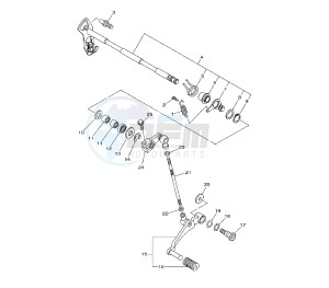 XTZ SUPER TENERE 1200 drawing SHIFT SHAFT