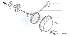 TRX420TMA Australia - (U / 2WD) drawing RECOIL STARTER