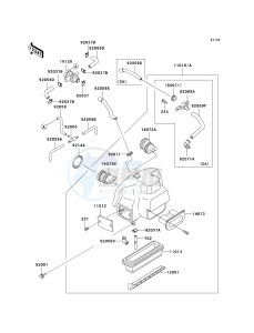 ZG 1000 A [CONCOURS] (A6F) A6F drawing AIR CLEANER