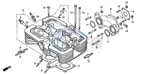 CMX250C REBEL drawing CYLINDER HEAD