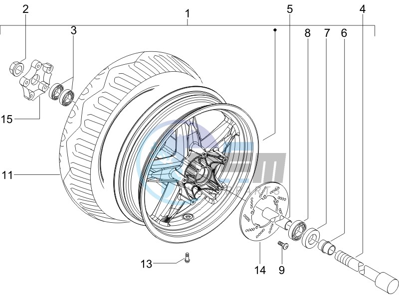 Front wheel