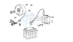 SENDA SM DRD RACING LTD - 50 CC VTHSR2A2B drawing GENERATOR