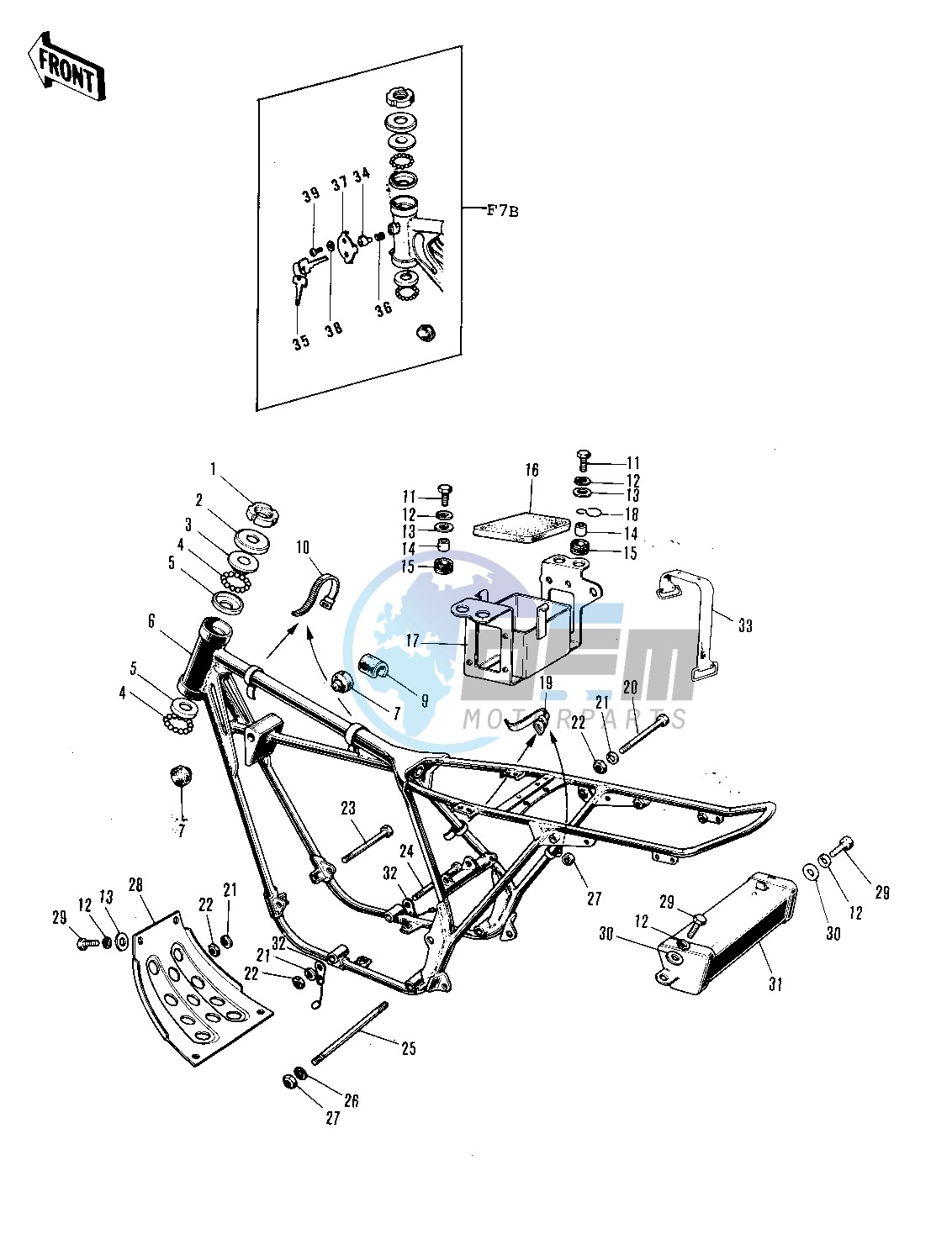 FRAME_FRAME FITTINGS -- 71-73 F7_F7-A_F7-B- -