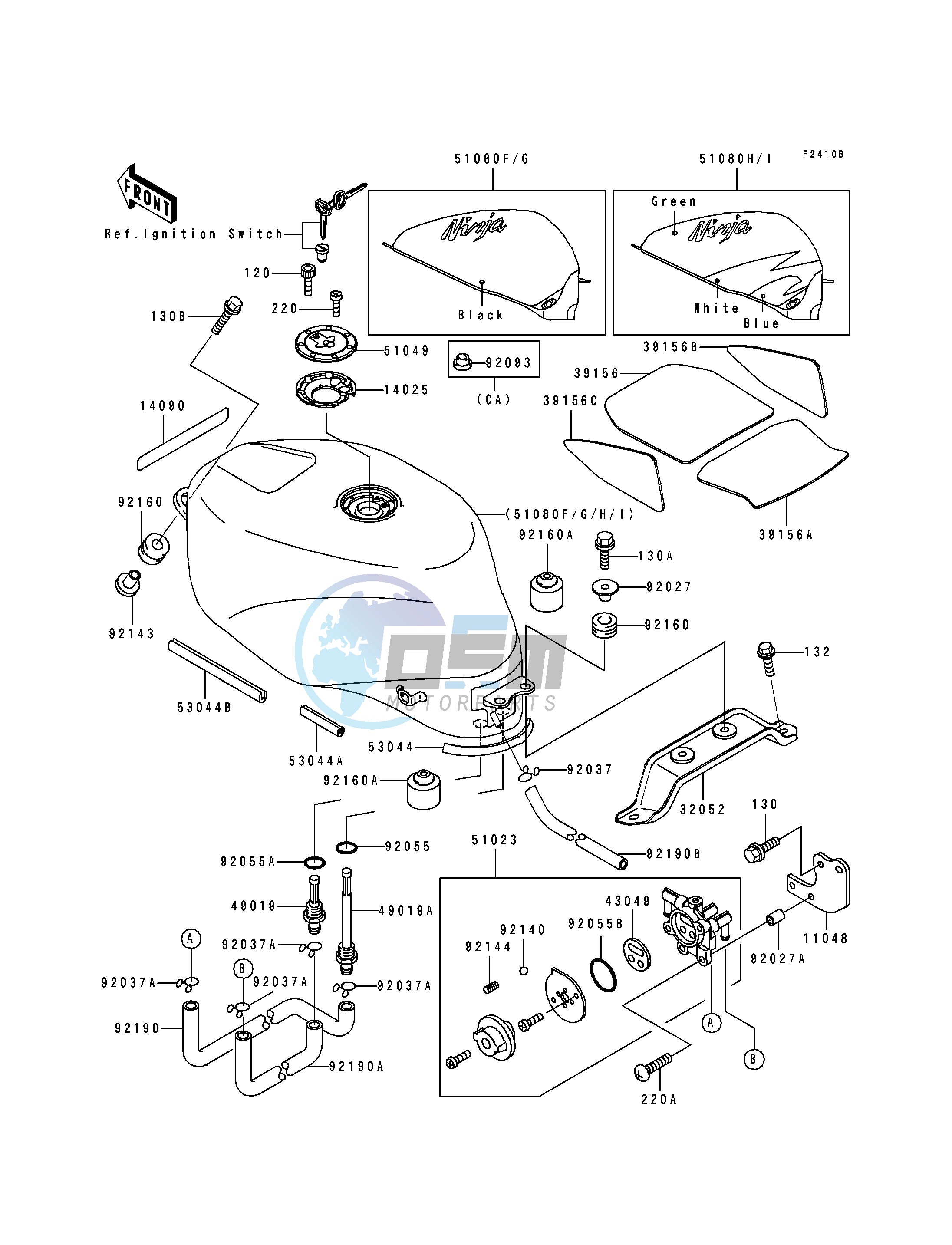 FUEL TANK -- ZX750-L3- -