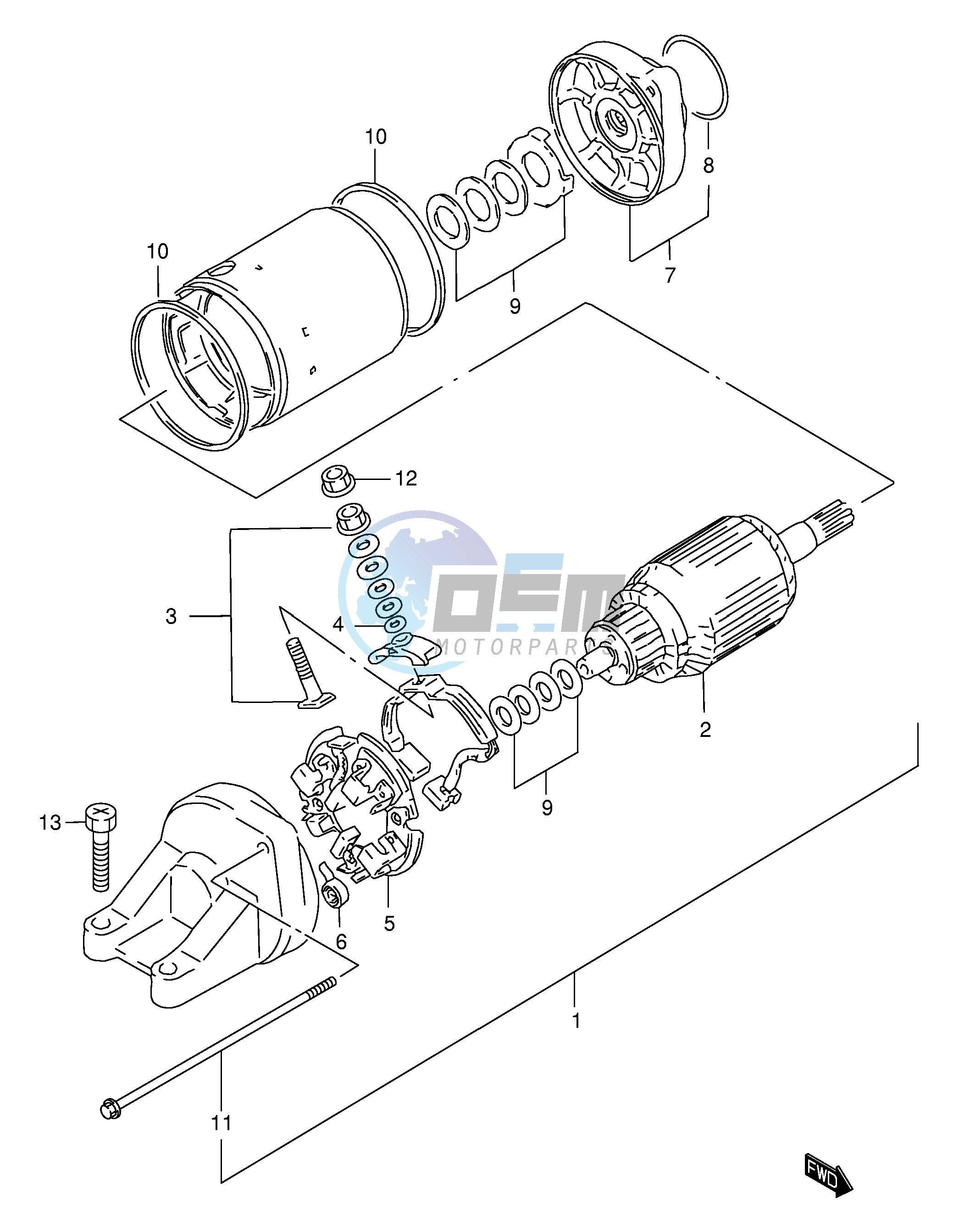 STARTING MOTOR