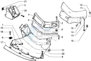 Hexagon 125 GT drawing Footrest-Tanks door