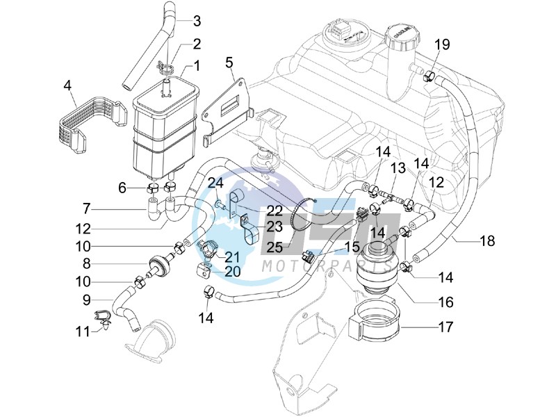 Anti-percolation system