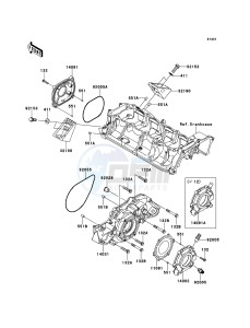 JET SKI ULTRA 300LX JT1500JCF EU drawing Engine Cover(s)