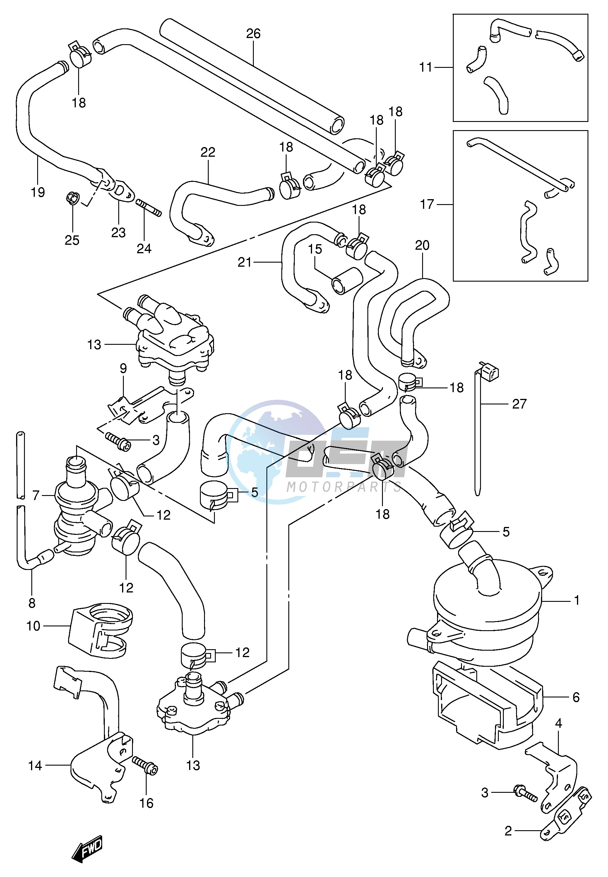 SECOND AIR (E18,E39)