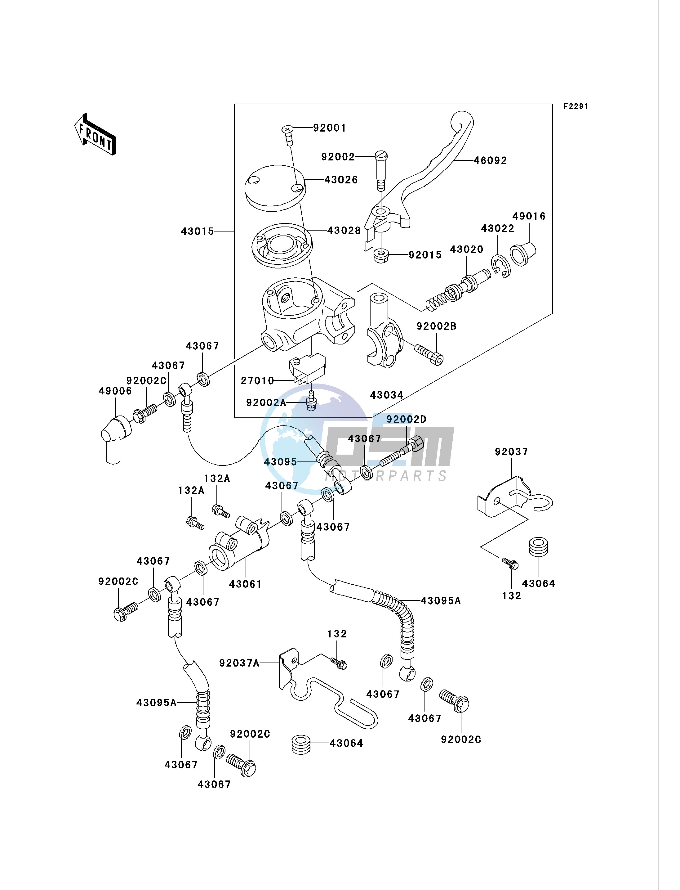 FRONT MASTER CYLINDER