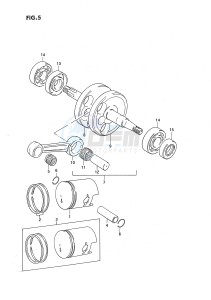 JR50 (P3) drawing CRANKSHAFT