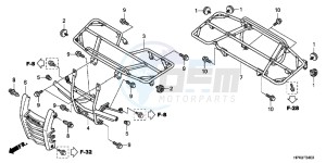 CBR650FAG CBR650F 6ED - (6ED) drawing CARRIER