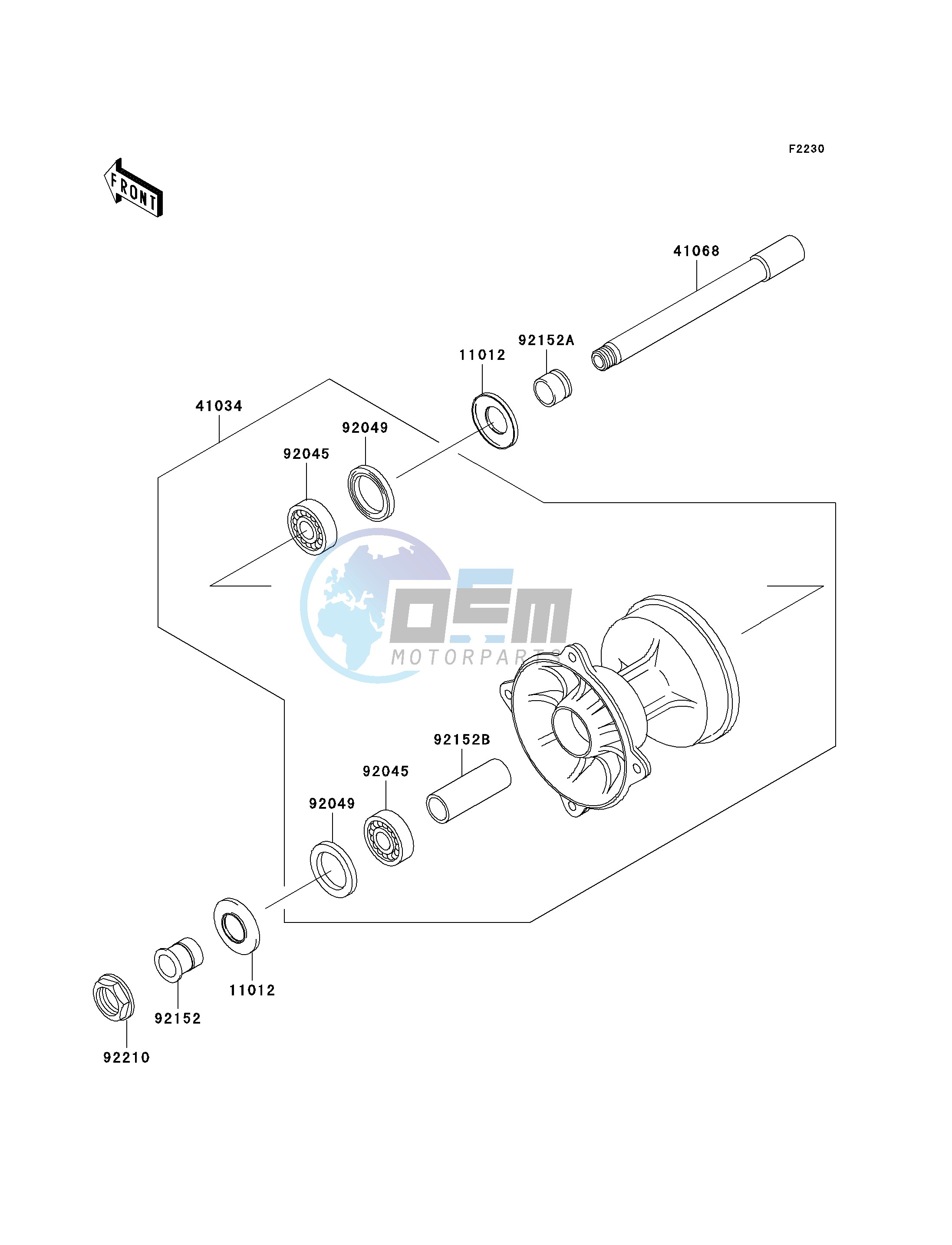 FRONT HUB