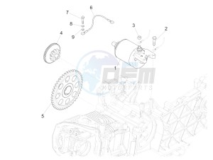 PRIMAVERA 150 4T 3V IE ABS-NOABS E3-E4 (EMEA, LATAM, APAC) drawing Stater - Electric starter