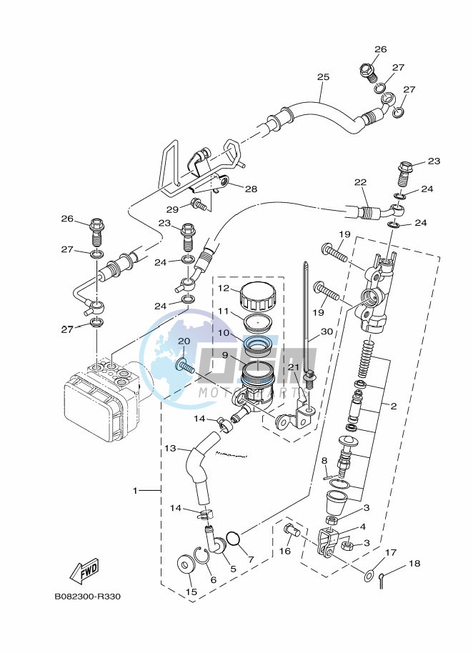 REAR MASTER CYLINDER