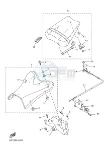 FZ8-N 800 FZ8 (NAKED) (39PL) drawing SEAT