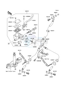 VN2000 VN2000-A2H GB XX (EU ME A(FRICA) drawing Front Master Cylinder