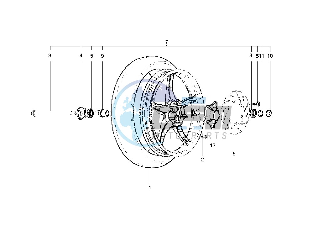 Front wheel