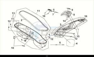 MAXSYM 400I (LZ40W1Z1-EU) (M2) drawing DOUBLE SEAT