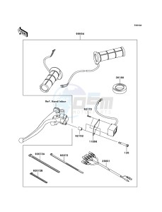 VERSYS_1000 KLZ1000ACF FR GB XX (EU ME A(FRICA) drawing Accessory(Grip Heater)