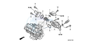 CB600F3A UK - (E / MKH ST) drawing THERMOSTAT