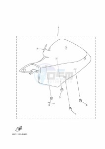 YFM700FWAD YFM70GPHK (B4FJ) drawing SEAT