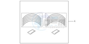 WW125EX2C drawing WHEEL STICKER SET