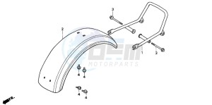 ST70 50 drawing REAR FENDER