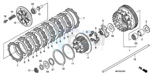 CB1300SA9 Europe Direct - (ED / ABS BCT MME TWO) drawing CLUTCH