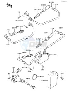 VN 700 A [LTD] (A1) [LTD] drawing IGNITION