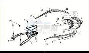 HD 300 (LS30W2Z1-EU) (M2) drawing BODYCOVERRR.COMBLIGHT / HD300 (LS30W2Z1-EU) (M2)