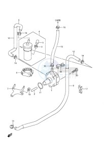 DF 25 V-Twin drawing Fuel Pump